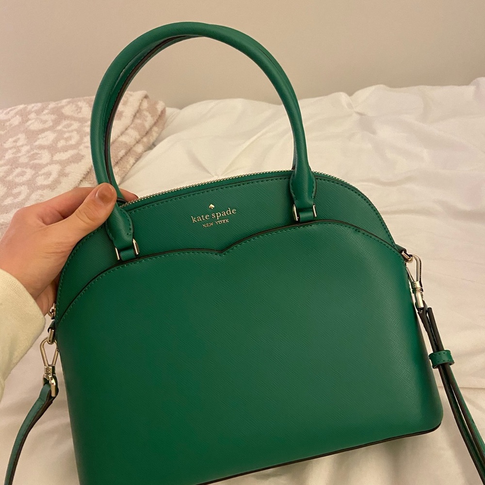 BRAND NEW Kate Spade green tote/crossbody purse!